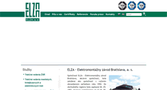 Desktop Screenshot of elza.sk